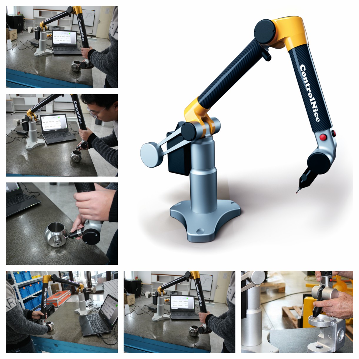 合肥便携式三坐标关节臂与工业机器人制造 赋能精密测量的柔性解决方案